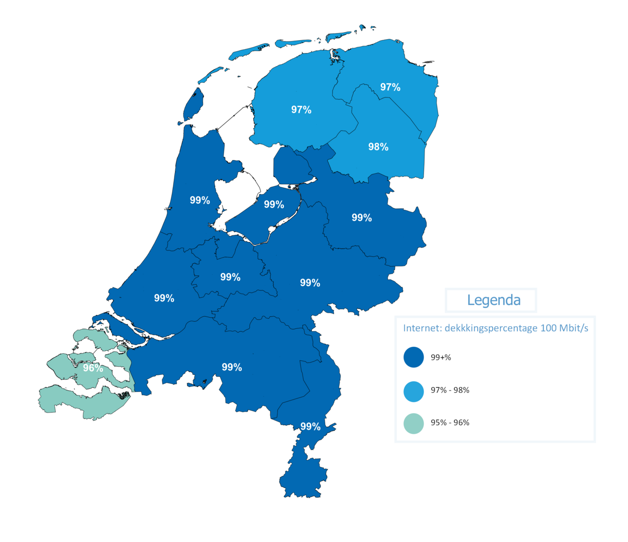 Steil Ik heb een contract gemaakt Uitbarsten Kaart van de snelheid van vaste internetverbindingen in Nederland | Overal  snel internet
