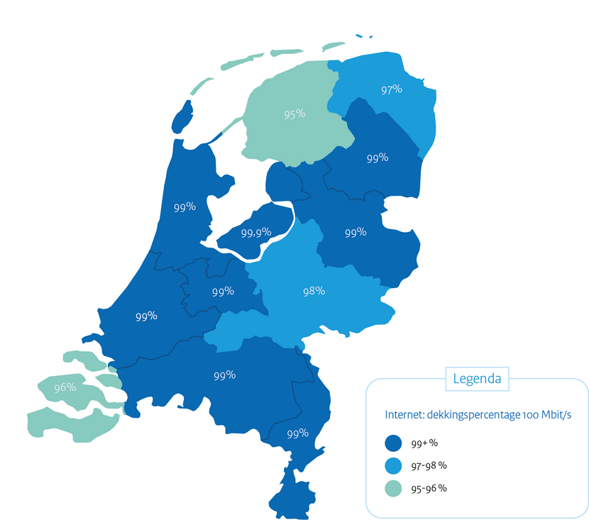 bloem Slechthorend Waakzaamheid Kaart van de snelheid van vaste internetverbindingen in Nederland | Overal  snel internet